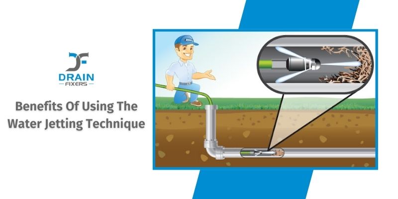 clearing a blocked drain pipe